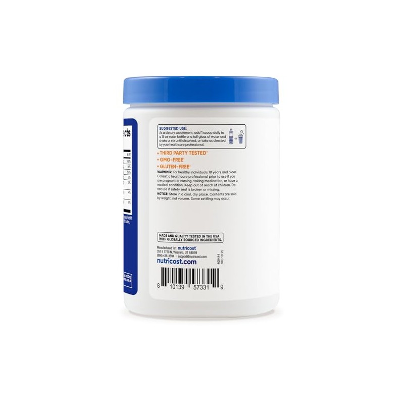 Nutricost- Polvo Complejo de Electrolitos (60 Porciones, Frambuesa Azul) Suplemento