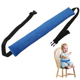 GXGM 1 x High Chair Shopping Trolley Protector Baby, Strap for Tripp Trapp, Dining Belt, Portable Child Seat, Baby Dining Room Chair, Safety Belt Carrier, Strap Shopping Trolley for Children (Blue)