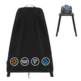 Suphomeware Grill Cover for Ninja Woodfire Pro Outdoor Grill on Ninja XSKUNSTAND Stand, Heavy Duty BBQ Accessories for OG800 OG900/951 Series Grill&Pizza Oven