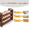 Wooden Egg Holder 3 Layer Fresh Egg Rack Holders Countertop