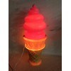 Giant Ice Cream Cone Strawberry Lamp