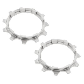 Create idea - Juego de 2 ruedas libres de acero de 10 velocidades 11T para bicicleta de montaña y carretera, compatible con Shimano HG Series para bicicletas de montaña y carretera, color plateado