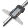 Electronic LCD Display Depth Gauge Digital Depth Caliper, Stainless Steel