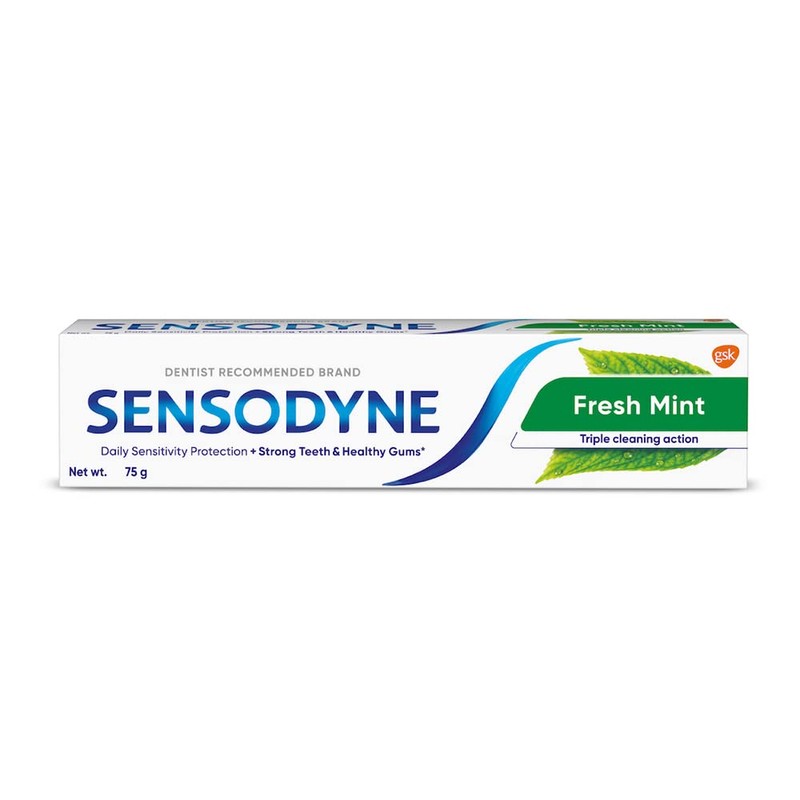 Sensodyne Fresh Mint Sensitivity Toothpaste for Sensitive Teeth and Fresh