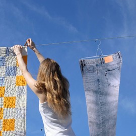 Colingmill 2 Sets Pants Stretcher Wrinkle Free Pants Hangers Hang to Dry Stretchers for Creased Wrinkle Free Slacks Without Ironing (Silvery)