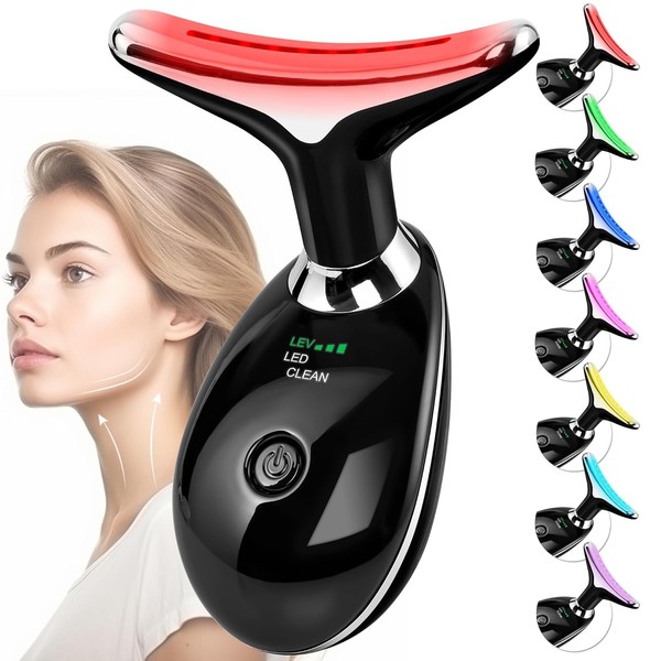 Doset Facial Massager Red-Light-Therapy-for-Face and Neck, Face culpting Wand with