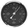 Hokco Precision Aneroid Barometer 3.25 inch Diameter Round Dial with Chrome Bezel