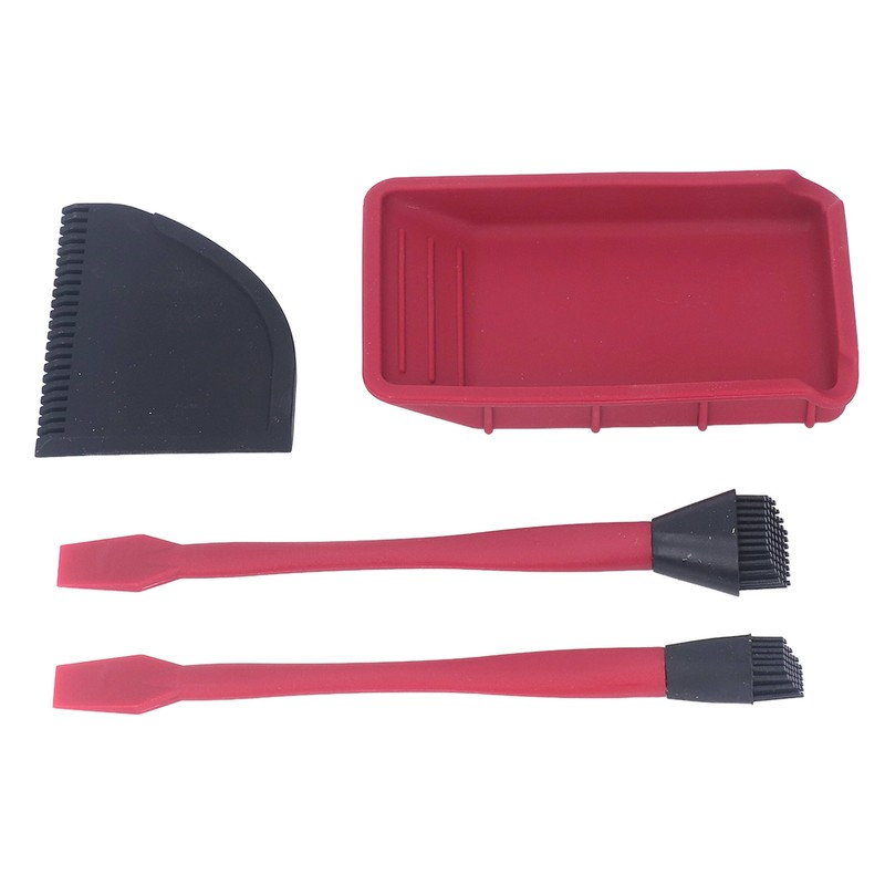 4Pcs Silicone Glue Kit 2 Brush 1 Comb and 1