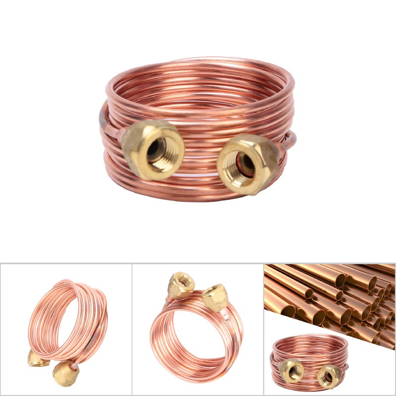 Soft Flexible Copper Capillary Tubing 2.8mm G1/4" Refrigeration Parts (2000mm)