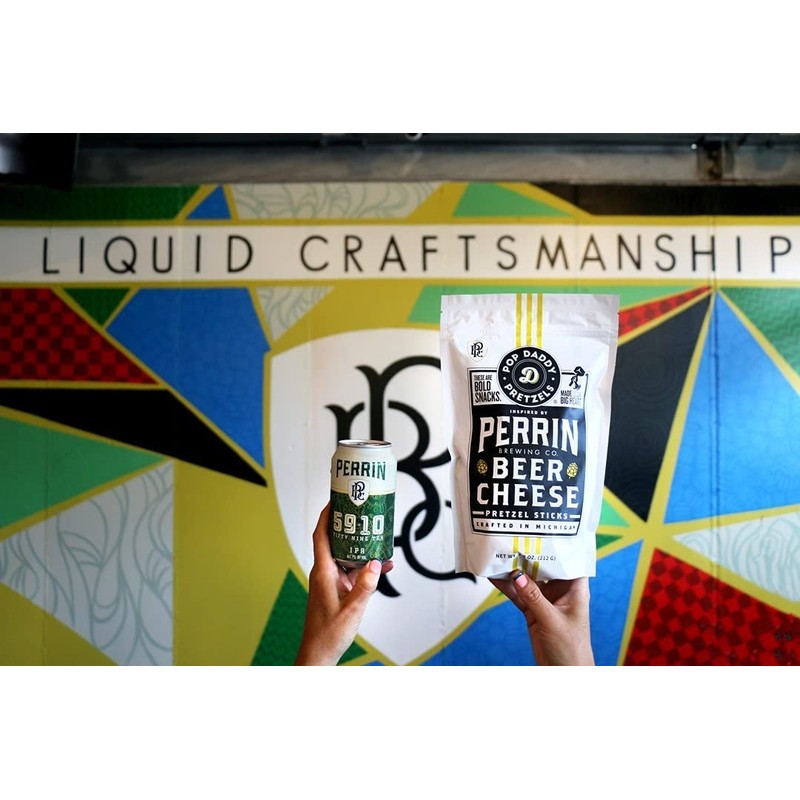 Pop Daddy Flavored Pretzels Sticks | Perrin Beer Cheese Flavor