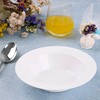 SETUP [12 oz. - 50 Piece White Plastic Bowls, Disposable