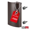 SOTECH Seja II Balcony Door Handle Aluminium Brown 85 x