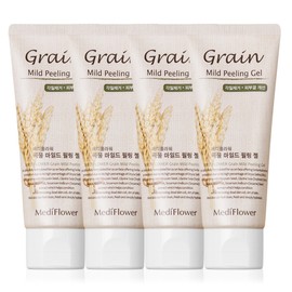 Grain Mild Peeling Gel 100ml (4 pcs) Gentle/Facial Exfoliation/Peeling / 곡물 마일드 필링젤 100ml 4개 저자극얼굴각질제거필링