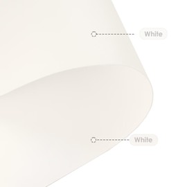 Zinkooat Leather Dresser Cover,1.8mm Thick,14x72 Inch,Dresser Protector Top,Dresser Top Protector,Dresser Cover Top,Dresser Top Cover,Dresser Cover Top for Bedroom.(White+White,14x72)