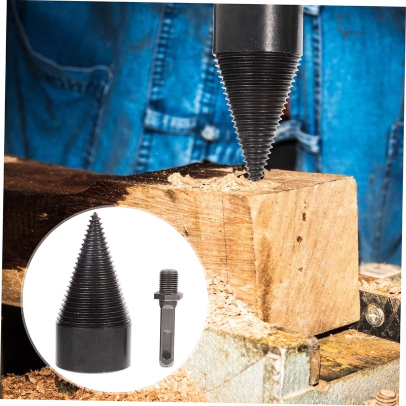 Firewood Drill Log Splitter Bit Drill Wood Splitter Carpenter Tools