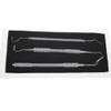 Dental Tartar Scraper and Remover Set in Hollow Handle by