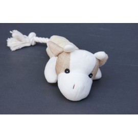 elisanliving Plush Dog Toy 16 Inch Long with Squeaker