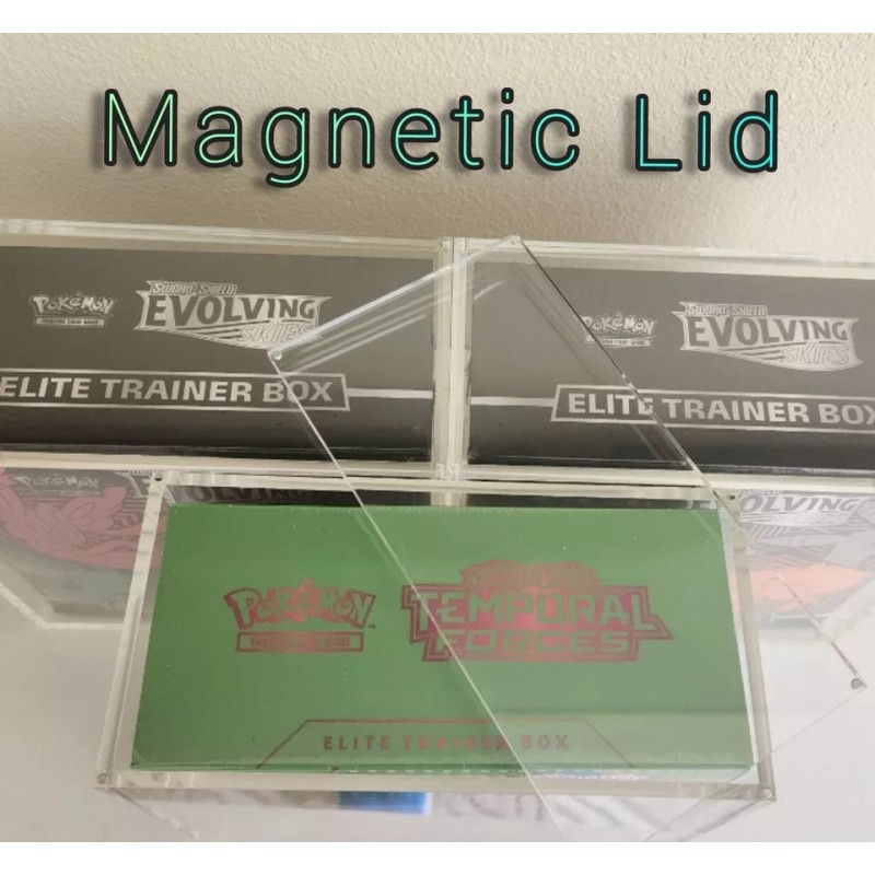 POKEMON ETB MAGNETIC LID CASE PROTECTOR ELITE TRAINER BOX |