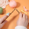 Yarn Guide Ring for Crocheting, Plastic Yarn Guide Adjustable for