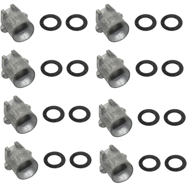 8Pcs 121-135 Carburetor Accelerator Pump Discharge Nozzle with Washeres, 8