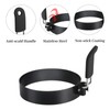 MSDADA Egg Ring, 4 Pcs Stainless Steel Non-Stick Round Egg
