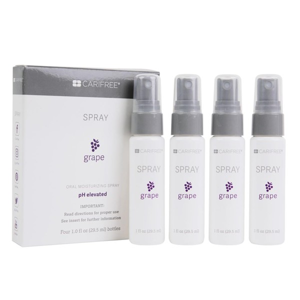 CariFree Oral Spray, Grape Flavored, Xylitol for Moisturization, Neutralizes pH,