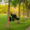 XHSP Peeping Cow Metal Art, Farm Peeping Cow Iron Cattle