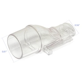 Nispira Custom Tube Adapter Compatible with Z1 Z2 Travel CPAP Machine, Pack of 3