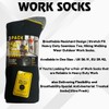 Men's Work Socks Pack Of 12 Breathable Resistant Design |