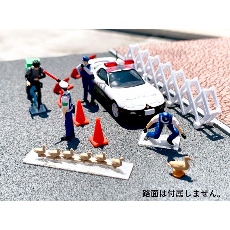 TOMYTEC Geo-Colle 64# Car Snap 16b Police 2 ABS Plastic