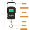 Digital Hanging Luggage Scale, Electronic Hook Scale with LCD Display,