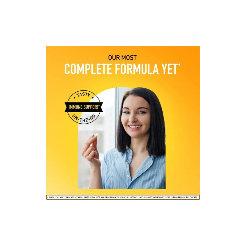 Airborne Vitamina C 1000mg Zinc Y D Tabletas Masticables 116