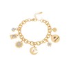 Madison Tyler Real Gold Plated Pisces Zodiac Charms Bracelets for