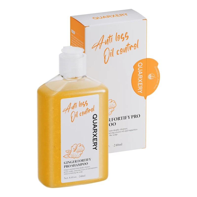 Champú Anticaída Quarxery Shampoo De Jengibre 240 Ml