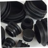 BIUDECO 50pcs Round Plastic Tubing Plugs End Caps for Chair