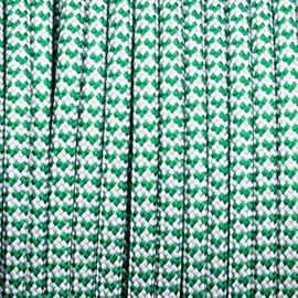 PARACORD PLANET Heart Pattern 550 Paracord – 4mm 7-Strand Nylon Rope for Crafts, Bracelets, Keychains, and Outdoor Use – Strong Survival Cord in Fun Valentine Colors – 10ft to 1000ft Hanks & Spools