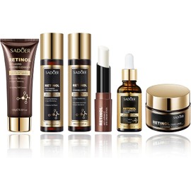 Retinol Skin Care Set, Oil Control, Hydrating, Refining, Radiant Skin, Valentine's Day and Holiday Set