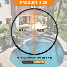 R0462700 Tank Top O-Ring, Compatible with Zodiac Jandy Pool and Spa System CS Series Filter Tank Top O-Ring, for CS100, CS150, CS200, CS250,1-Pack