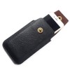 DFV mobile Leather Cover Vertical Belt Case with Magnetic Closure