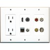 RiteAV - (3 Gang 15A Outlet HDMI Coax Composite Video