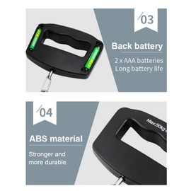 Hanging Luggage Scale Digital Portable Light Weight Tavel Weighing