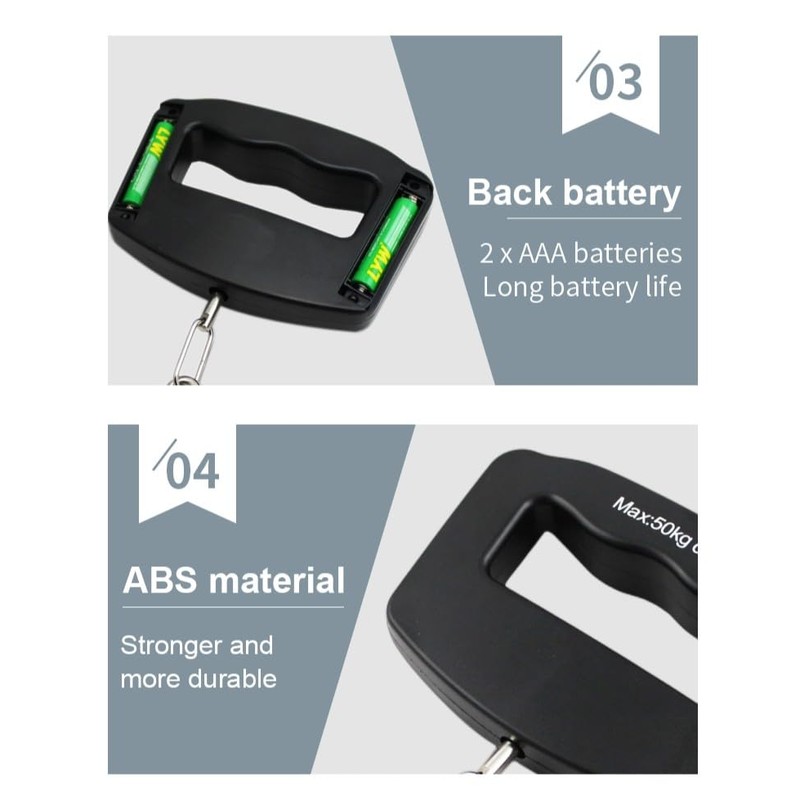 Hanging Luggage Scale Digital Portable Light Weight Tavel Weighing