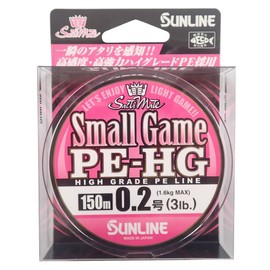 SUNLINE PE Line Saltimate Small Game HG 492.2 ft (150 m), No. 0.2, 3 lb, Sakura Pink