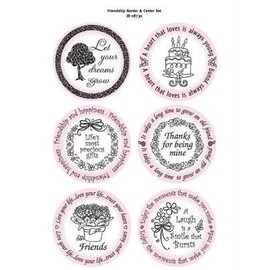 Just Rite Friendship Rubber Stamp Set (JB08730)