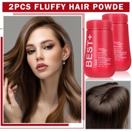 XINGXYUEL 2PCS Fluffy Hair Powder Hair Texture Volume Powder Hair Styling Powder Oil Control Mattifying Volumizing Hair Powder