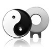Don Flyee Golf Marker Magnet Tai Chi Alloy Hat Clip