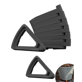 Choclaif Pot Feet & Risers - 12 PCS of Pot Toes, Sturdy Supports for Your Indoor & Outdoor Planters - Easy to Clean & Durable, Better Drainage & Deck Protection