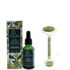 TQL  Kit Suero Niacinamida  cido Hialurnico  Rodillo Jade  Piel Mixta y Grasa  Piel Saludable Hidratada Uniforme y Radiante  Rostro Relajado  Skin... 