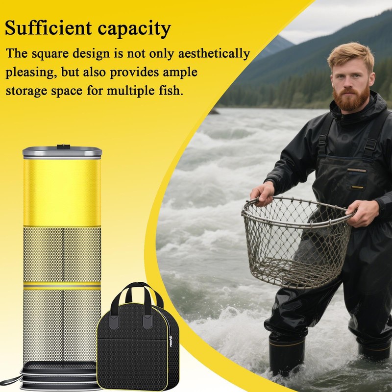 Fishing Trap | Square Crawdad Trap,Thickened Minnow Basket Guard Crawfish