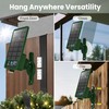 ecoCalm Solar Wreath Hangers for Front Door, Compatible with Lighted